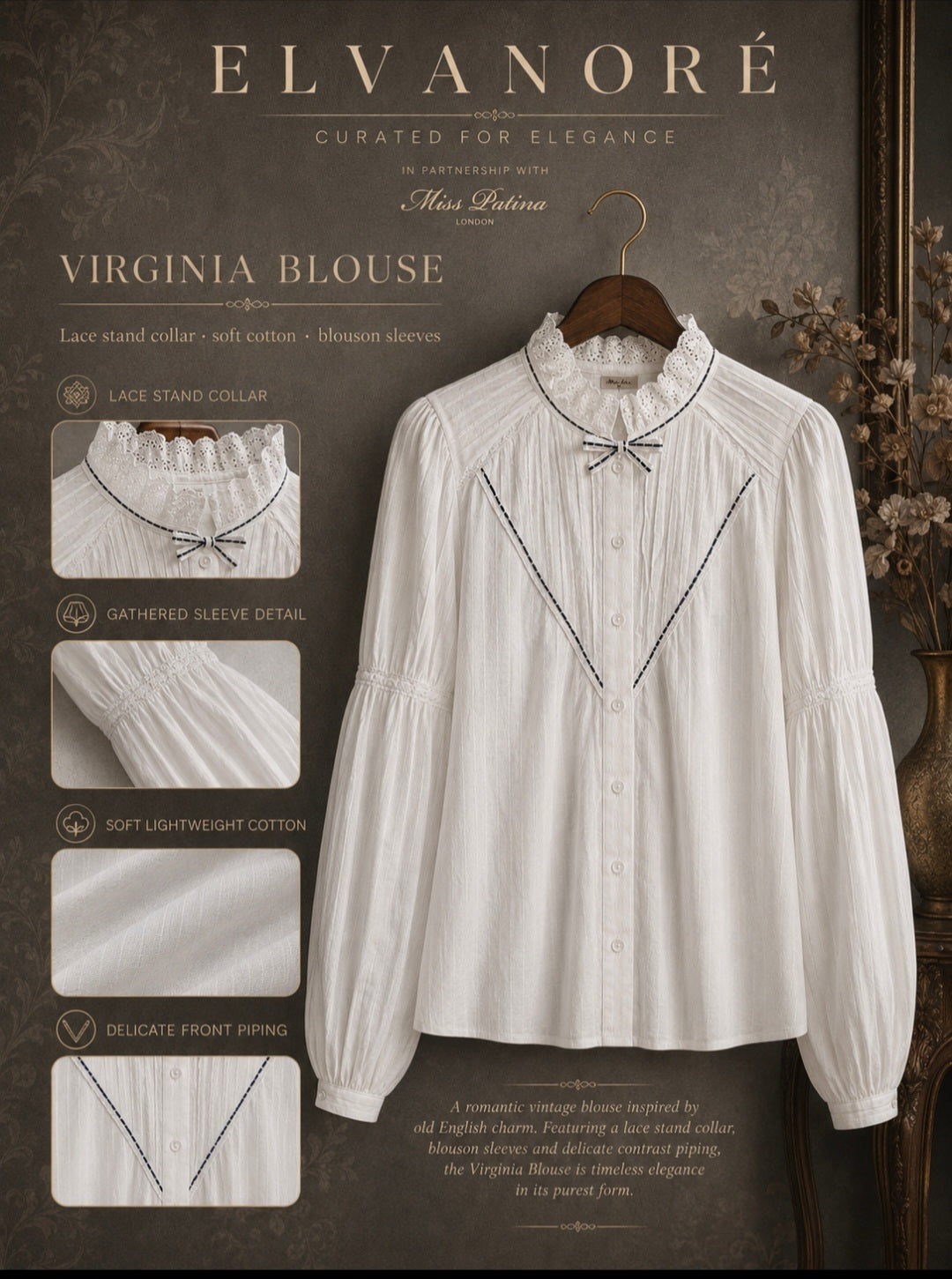 Miss Patina Virginia Blouse