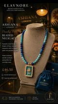 Ashiana London Paradise Palm Beaded Necklace