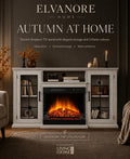 Elegant Fireplace TV Stand with Storage
