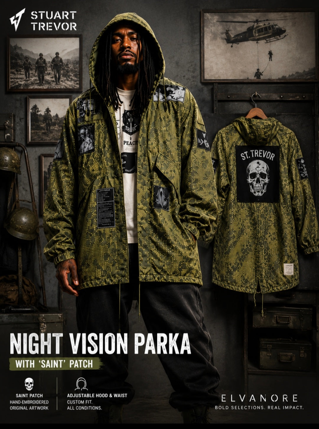 Men’s Smart Casual Parka Coat