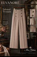 Miss Patina Annie Hall Tailored Trousers – Camel